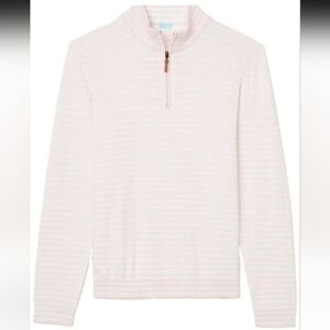 J McLaughlin Mens Cashmere Blend Sweater Pink Stripe